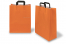 Papirsposer med hank foldbar - orange, 320 x 140 x 420 mm | Alle-konvolutter.dk