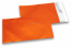 Orange farvede mat metallisk foliekuverter - 114 x 162 mm | Alle-konvolutter.dk